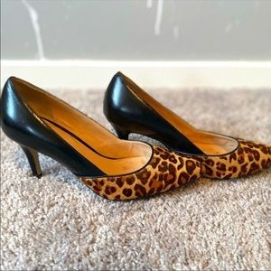 Cole Haan | two tone kitten heels